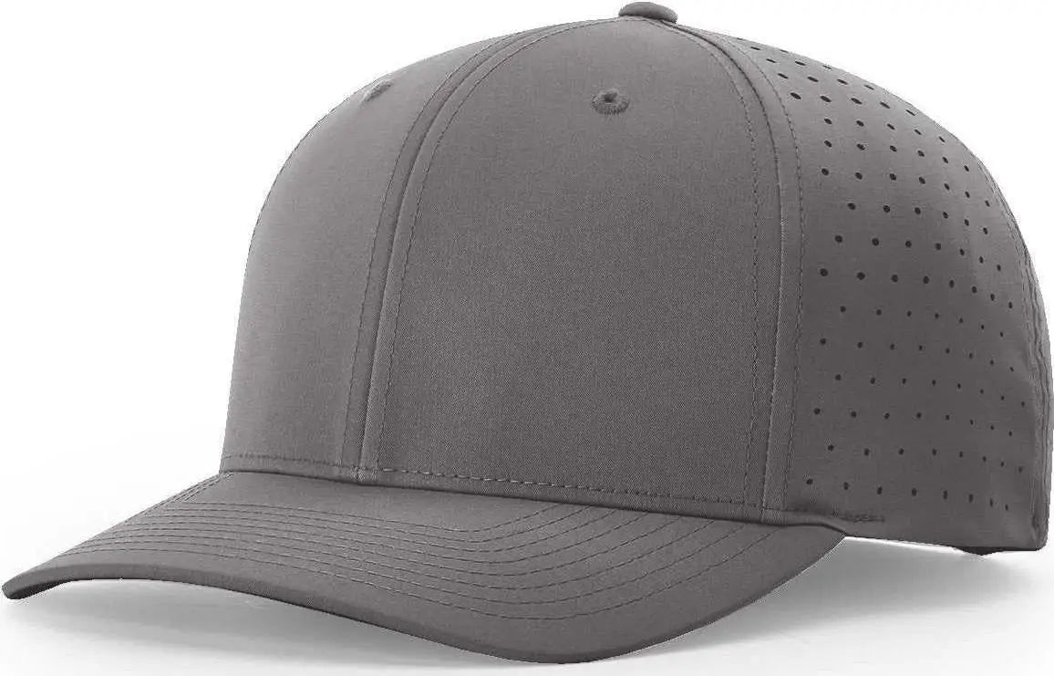 Richardson 632 Laser Perf R Flex Adjustable Caps Charcoal Dark Gray / SM
