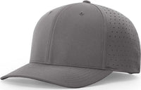 Richardson 632 Laser Perf R Flex Adjustable Caps Charcoal Dark Gray / SM