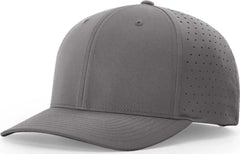 Richardson 632 Laser Perf R Flex Adjustable Caps Charcoal Dark Gray / SM