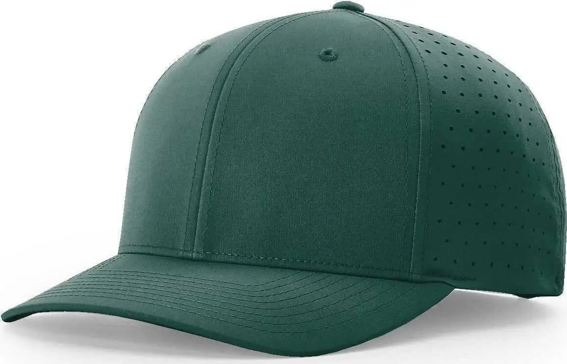 Richardson 632 Laser Perf R Flex Adjustable Caps Dark Green Forest / SM