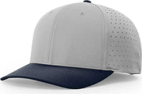 Richardson 632 Laser Perf R Flex Adjustable Caps Gray Navy Gray Navy / SM