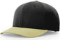 Richardson 632 Laser Perf R-Flex Snapback Cap - Black Vegas Gold - Black Vegas Gold / S