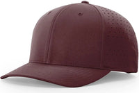 Richardson 632 Laser Perf R-Flex Snapback Cap - Maroon - Maroon / S