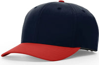 Richardson 634 Ignite LT R-Flex Adjustable Micro Hook & Loop Cap - Navy Red - Navy Red / S
