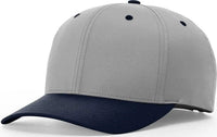 Richardson 634 Lite R-Flex Adjustable Hook and Loop Caps - Grey Navy - Gray Navy / SM