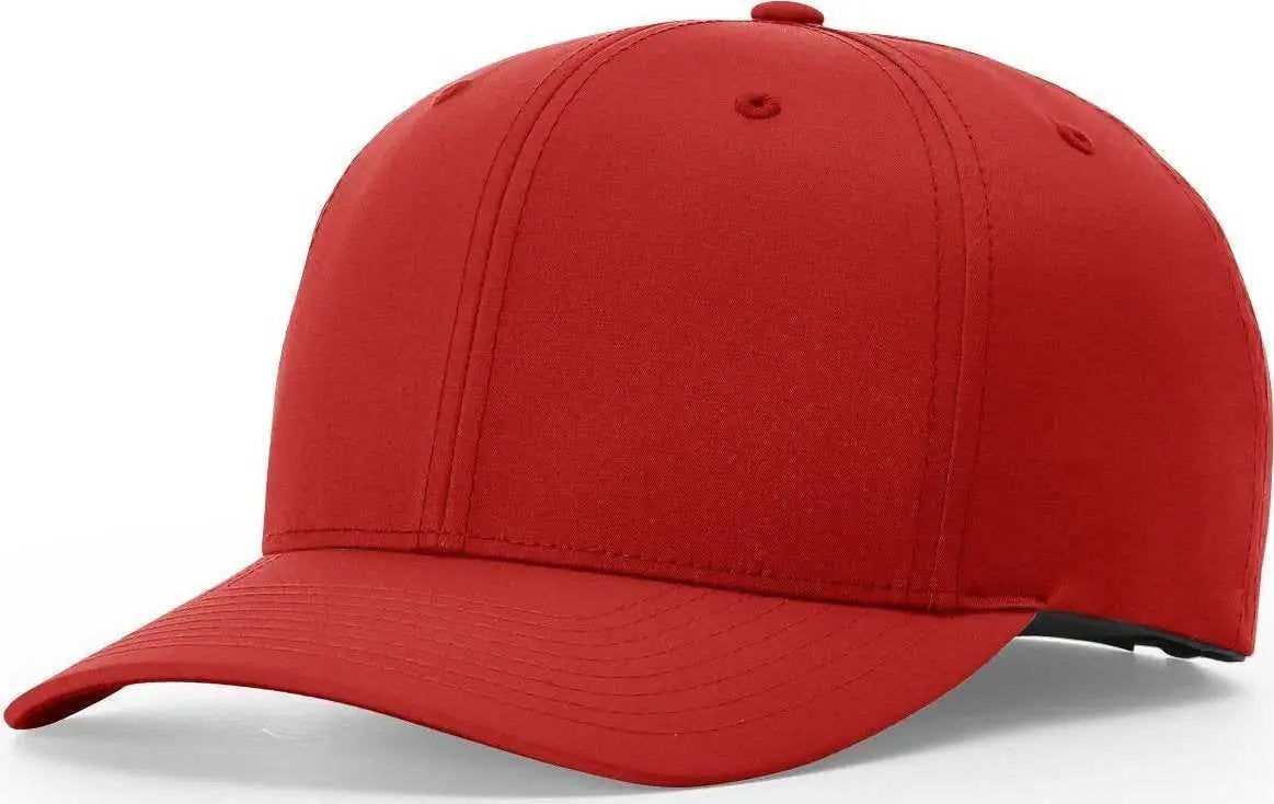 Richardson 634 Lite R Flex Adjustable Hook and Loop Caps Red Red / SM