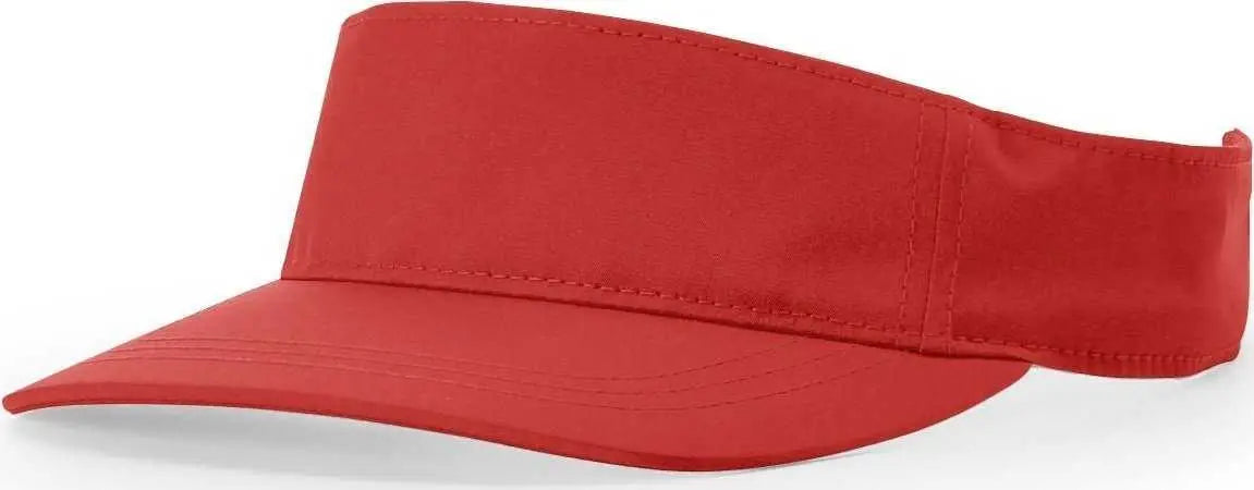 Richardson 709 Lite Softball Visors - Red - Red / OSFM