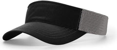 Richardson 712 Trucker Visor - Black Charcoal - Black Dark Gray / OSFM
