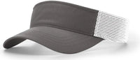 Richardson 712 Trucker Visor - Charcoal White - Dark Gray White / OSFM