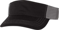 Richardson 712 Trucker Visors - Black Charcoal - Black Dark Gray / OSFM