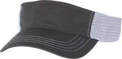 Richardson 712 Trucker Visors - Charcoal White - Dark Gray White / OSFM