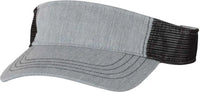 Richardson 712 Trucker Visors - Heather Gray Black - Gray Black / OSFM