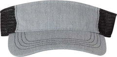 Richardson 712 Trucker Visors - Heather Gray Black - Gray Black / OSFM