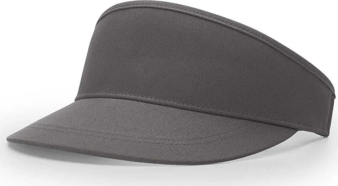 Richardson 715 Classic Golf Visors - Charcoal - Dark Gray / One Size Fits Most