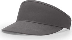 Richardson 715 Classic Golf Visors - Charcoal - Dark Gray / One Size Fits Most