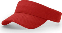 Richardson 740 Pro Mesh Visors - Red - Red / SM