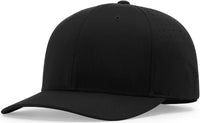 Richardson 753 8-Stitch 2.75’’ Bill - Performance Ignite LT Laser Perf Ump Cap - Black - Black / LG-XL