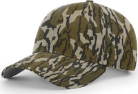Richardson 843 Casual Twill Camo Strapback Caps - Mossy Oak Bottomland - Mossy Oak / OSFM