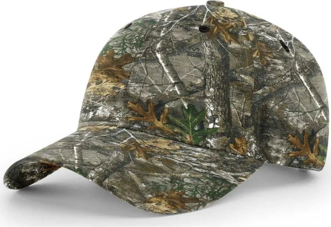 Richardson 843 Casual Twill Camo Strapback Caps Realtree Edge Realtree / OSFM