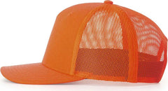 Richardson 882FP Blaze Trucker Caps - Blaze Orange - Blaze / OSFM