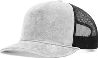 Richardson 930 Troutdale Corduroy Trucker Caps Light Gray Black Gray Black / OSFM