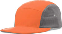 Richardson 932 PCT Caps - Orange Charcoal - Orange Dark Gray / OSFM