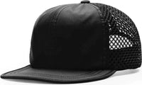 Richardson 935 Rouge Wide Set Mesh Caps - Black - Black / OSFM