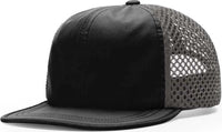 Richardson 935 Rouge Wide Set Mesh Caps - Black Charcoal - Black Dark Gray / OSFM