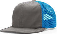 Richardson 935 Rouge Wide Set Mesh Caps - Charcoal Cyan - Dark Gray Aqua / OSFM