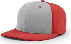 Richardson PTS20 Pulse R Flex Caps Grey Red Alt Gray Red / XS SM
