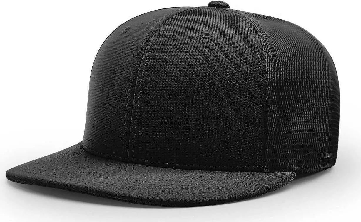 Richardson PTS20M Pulse/Mesh Back Caps Black Black / XS SM