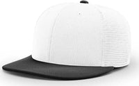 Richardson PTS20M Pulse/Mesh Back Caps White Black White Black / XS SM