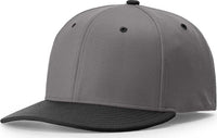 Richardson PTS50 Matrix R Flex Caps Charcoal Black Dark Gray Black / XS SM
