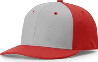 Richardson PTS50 Matrix R-Flex Caps - Gray Red Alt - Gray Red / XS-SM