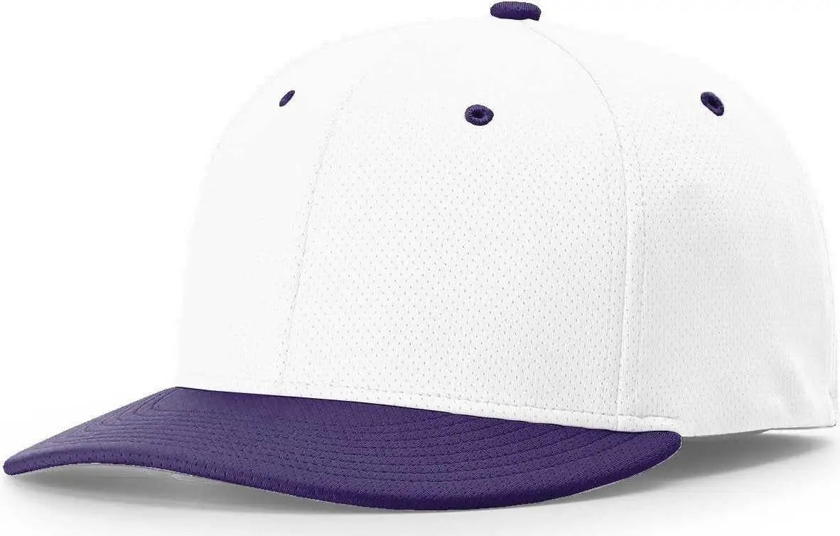Richardson PTS50 Matrix R Flex Caps White Purple White Purple / XS SM