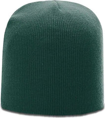 Richardson R15 Solid Knit Beanies - Dark Green - Forest / OSFM
