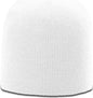 Richardson R15 Solid Knit Beanies - White - White / OSFM