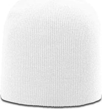 Richardson R15 Solid Knit Beanies - White - White / OSFM