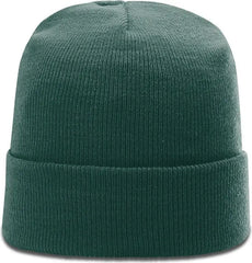 Richardson R18 Solid Beanie with Cuff - Dark Green - Forest / OSFM