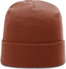 Richardson R18 Solid Beanies with Cuff Burnt Orange Burnt Orange / OSFM