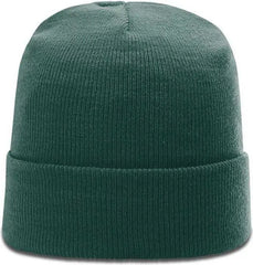 Richardson R18 Solid Beanies with Cuff Dark Green Forest / OSFM