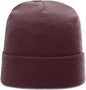 Richardson R18 Solid Beanies with Cuff Maroon Maroon / OSFM