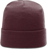 Richardson R18 Solid Beanies with Cuff Maroon Maroon / OSFM