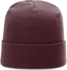 Richardson R18 Solid Beanies with Cuff Maroon Maroon / OSFM