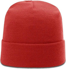 Richardson R18 Solid Beanies with Cuff Red Red / OSFM
