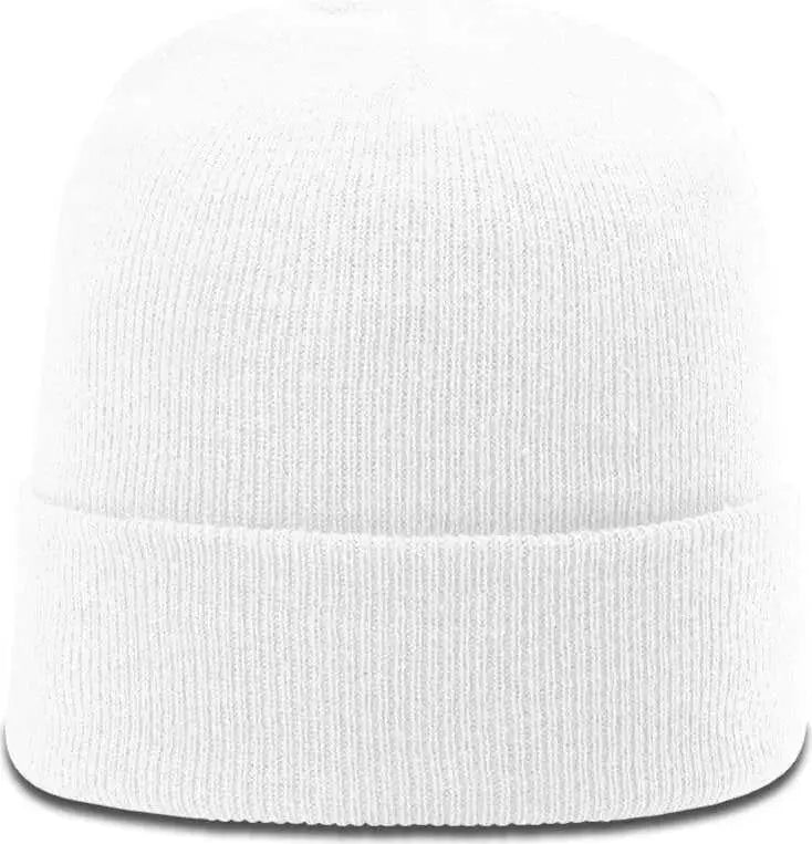Richardson R18 Solid Beanies with Cuff White White / OSFM