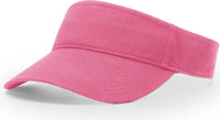 Richardson R45 Garment Washed Visor - Hot Pink - Hot Pink / OSFM