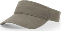 Richardson R45 Garment Washed Visors - Driftwood - Gray / OSFM