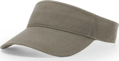 Richardson R45 Garment Washed Visors - Driftwood - Gray / OSFM