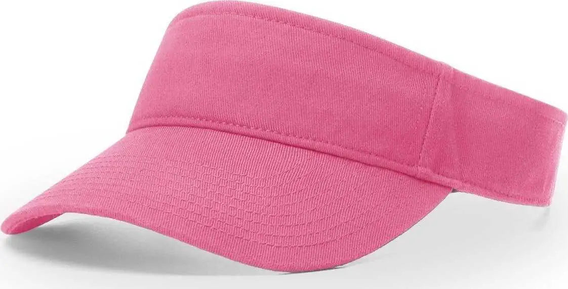 Richardson R45 Garment Washed Visors - Hot Pink - Hot Pink / OSFM